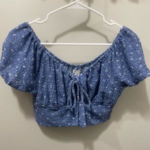 American Eagle Tie Front Crop Top
